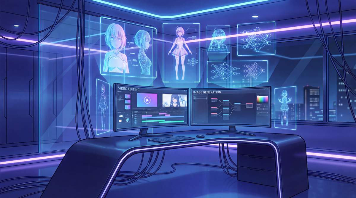 探花AI修图与智能剪辑